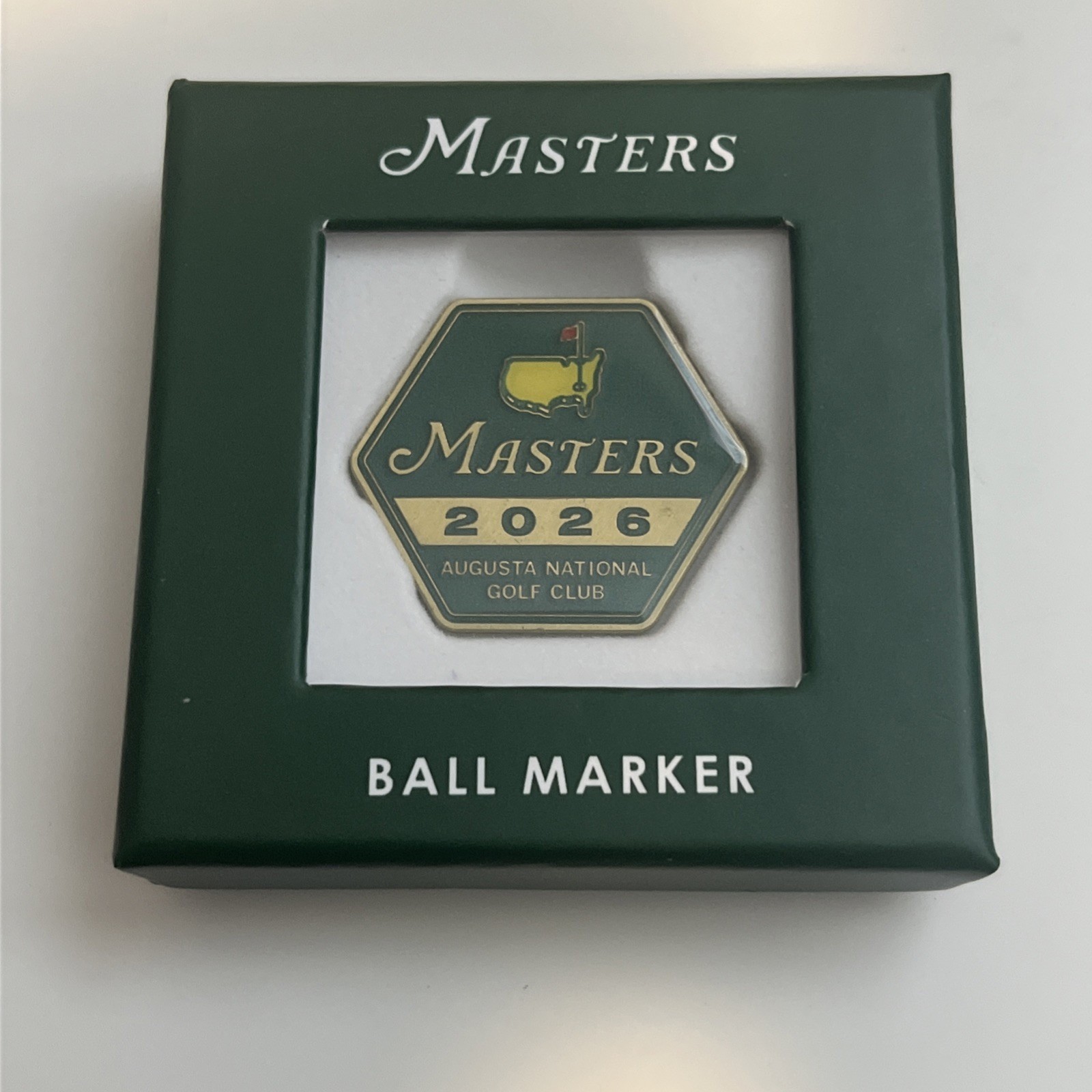 2026 Masters Ball Marker - Augusta National Golf Club
