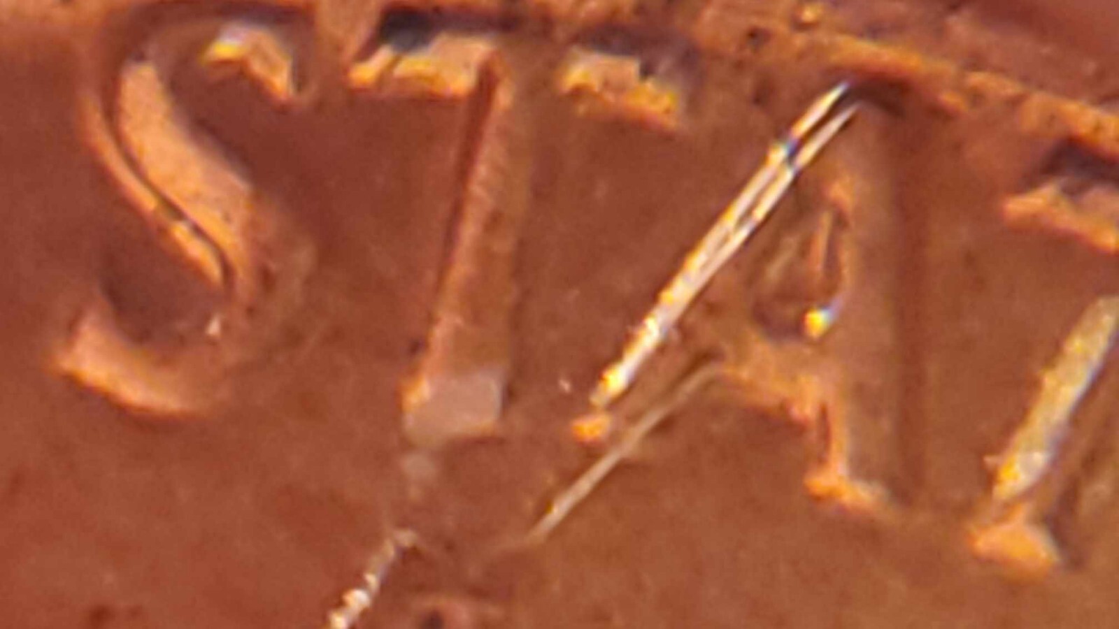 1983 CENT DDR FS-801 Doubled Die Reverse