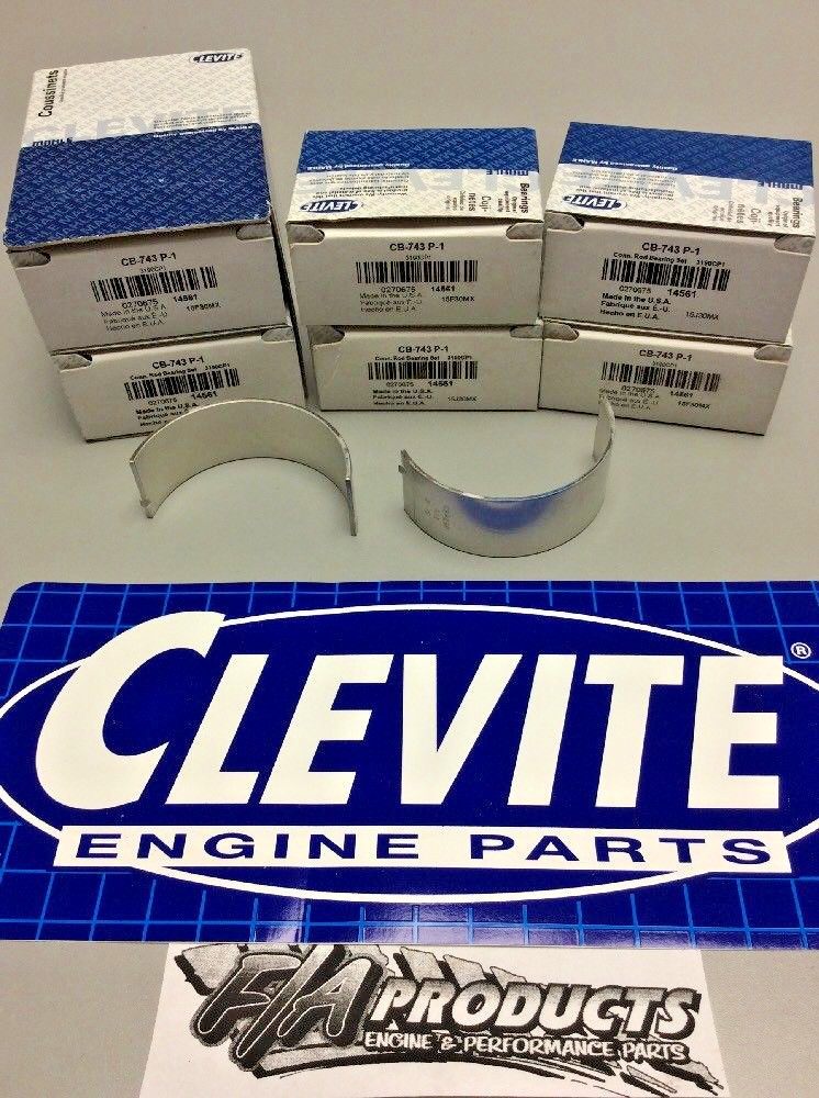 Big Block Chevy 396 427 454 502 Mahle Clevite CB743P-1 Connecting Rod Bearings 8