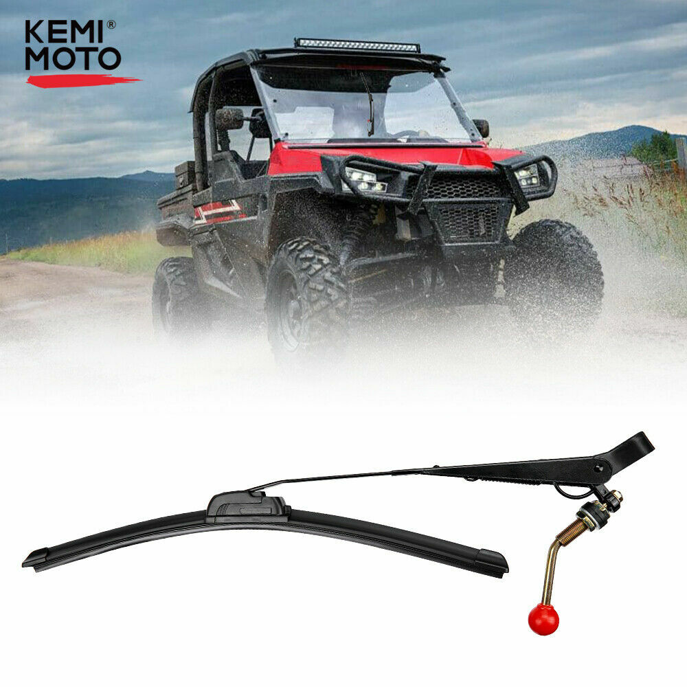 UTV Manual Hand Operated Windshield Wiper for Polaris Ranger RZR XP 900 1000 570