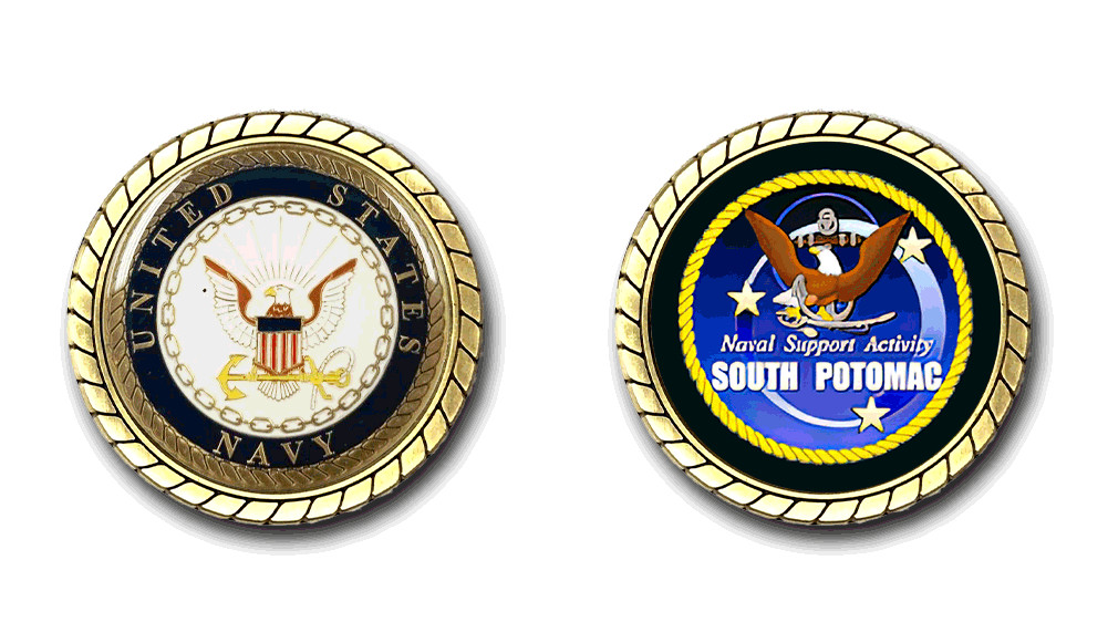 Indian Head Naval Surface Warfare Center US Navy Challenge Coin