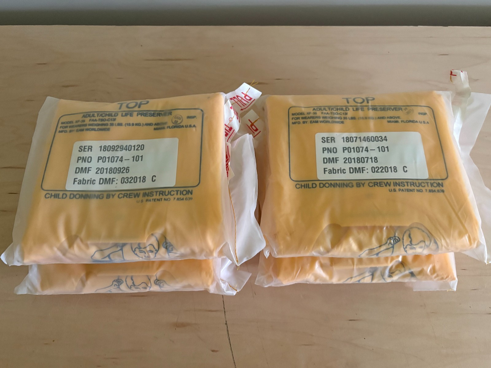 EAM Worldwide Aviation Life Preserver
