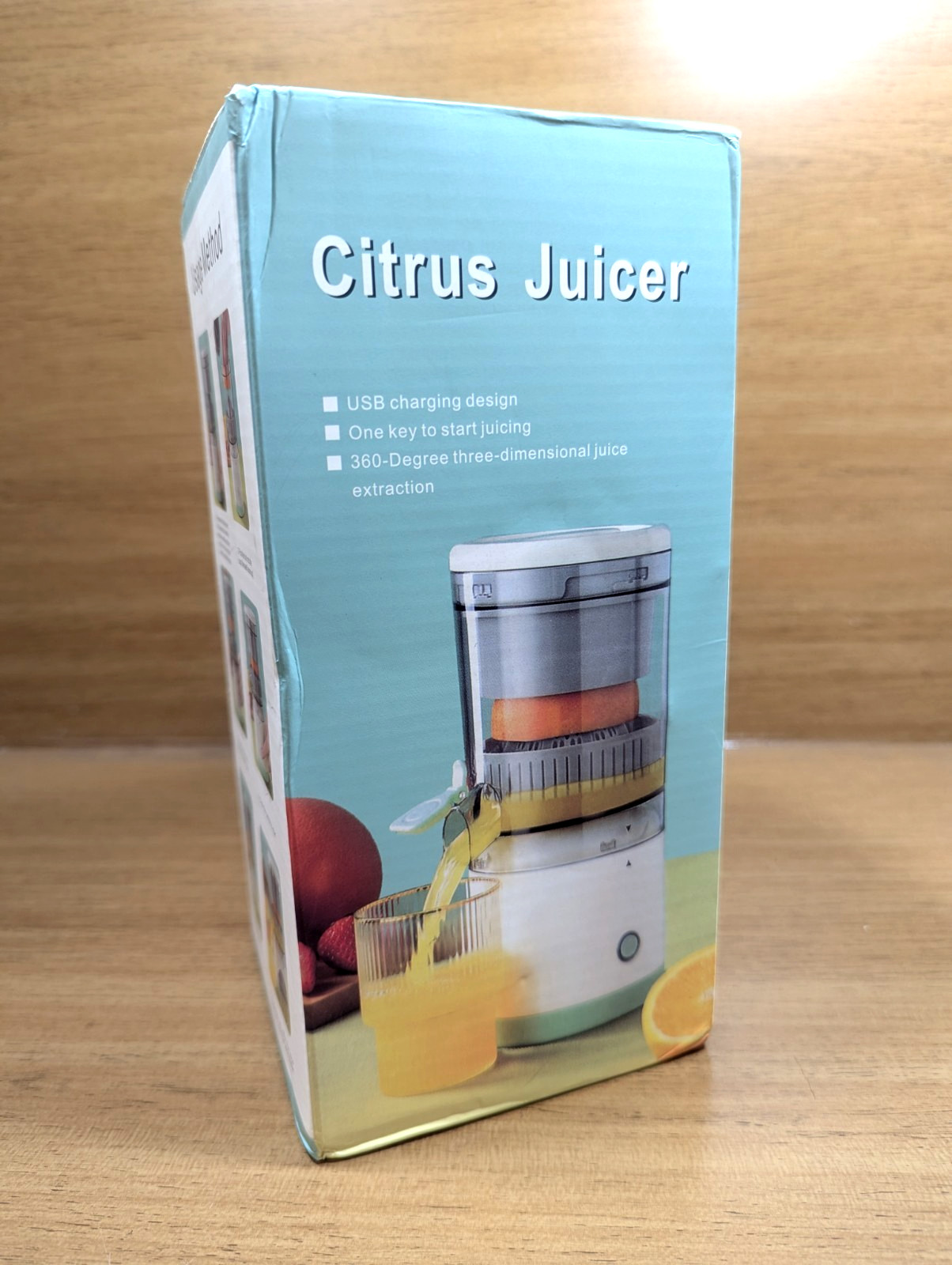 Wireless Juicer USB Rechargeable Portable Fruit Squeezer Orange Citrus Juicer