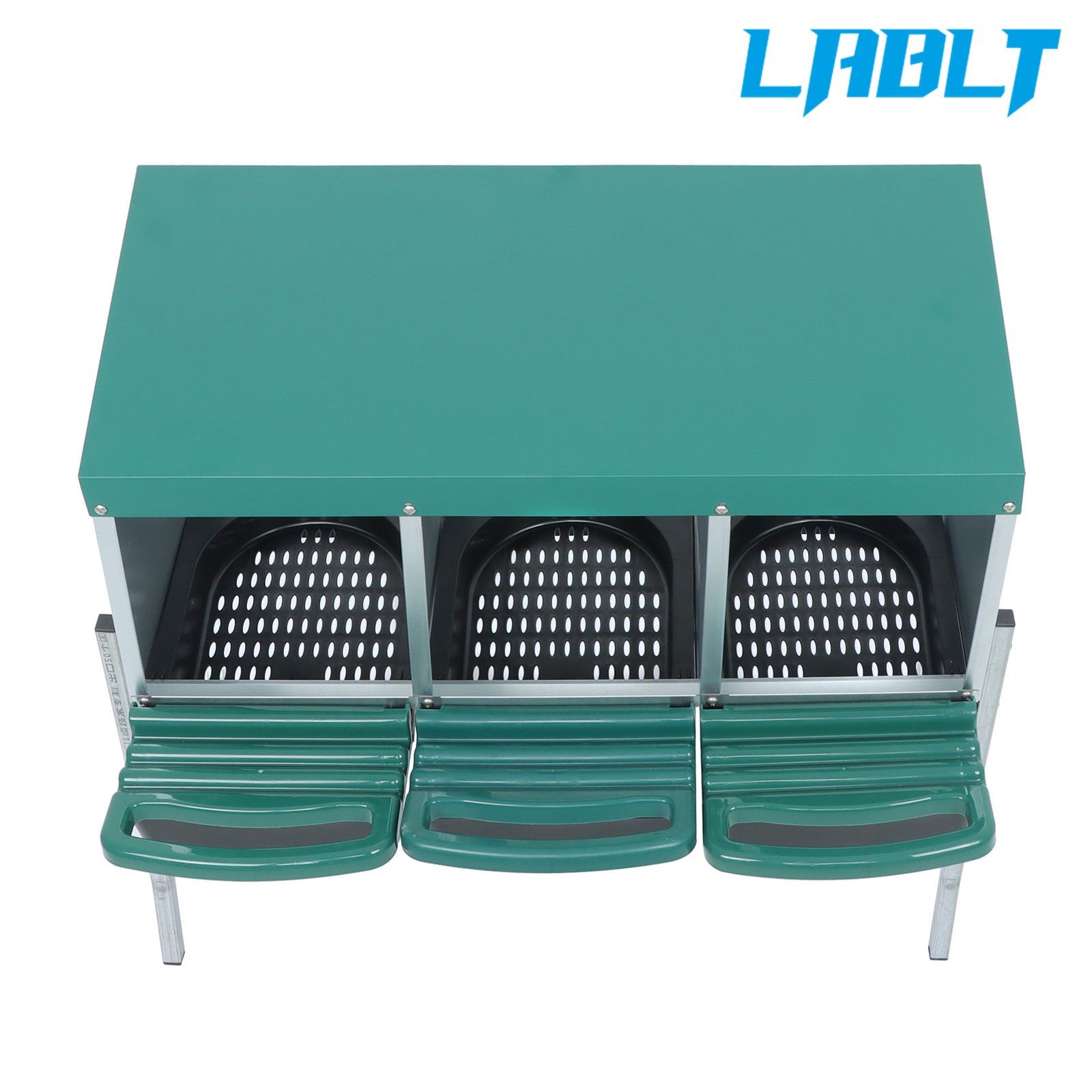 LABLT Chicken Nesting Box With Metal Legs Nesting Boxes For Chickens 3 Holes