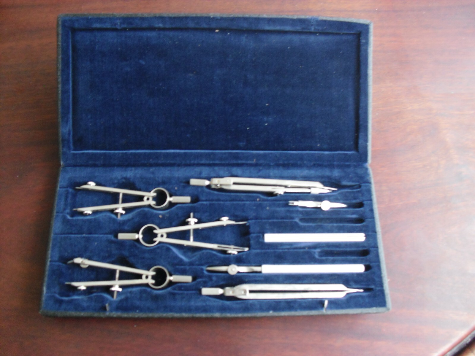 Kin Compass Czechoslovakia Set 427 C Precision Drafting Drawing School College
