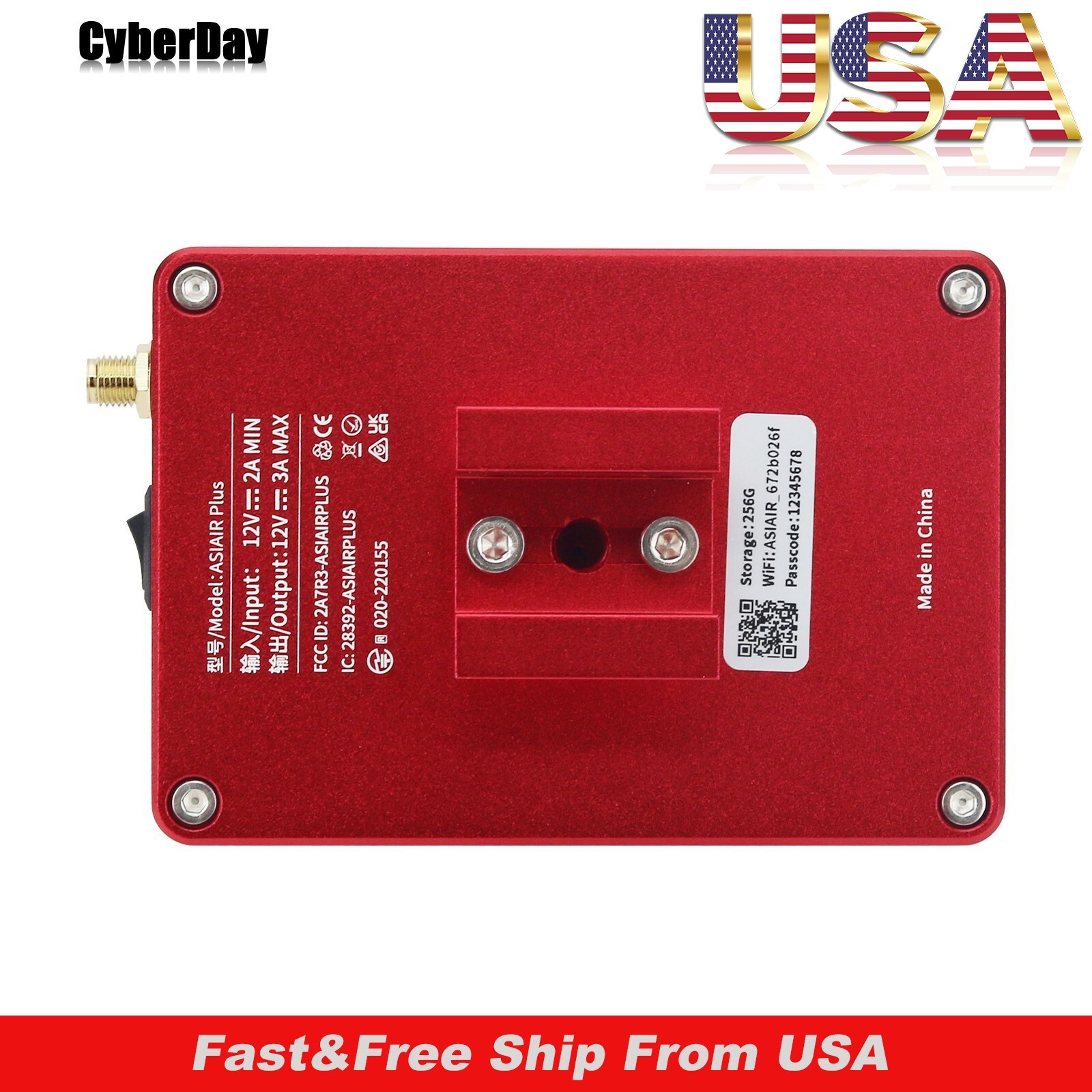 ZWO ASIAIR PLUS 256G Smart Wifi Device 256G eMMC Supports Gigabit Ethernet #USA