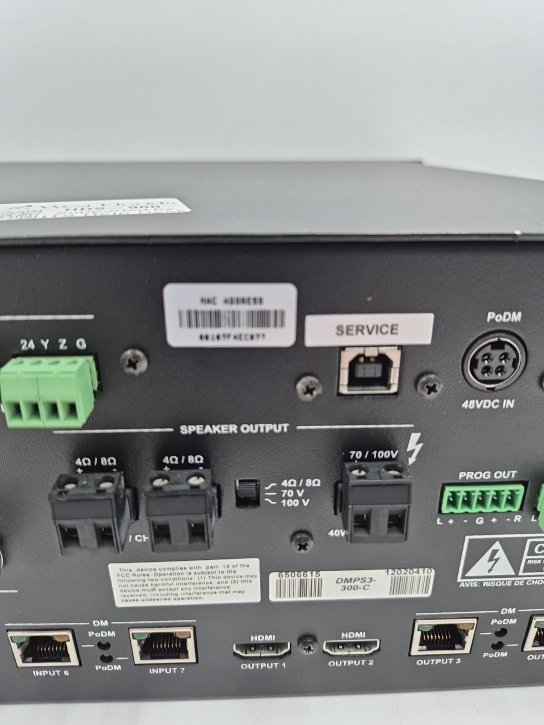 Crestron DMPS3-300-C 3-Series Digital Media Presentation System For Parts Only