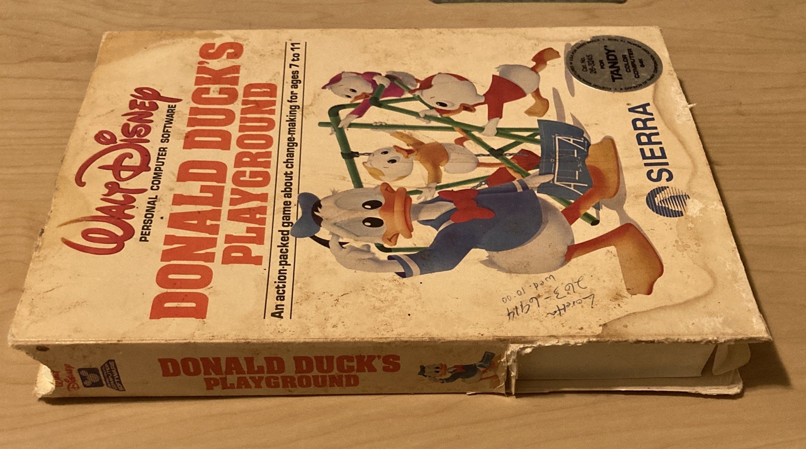 Vintage Tandy Games “Walt Disney Personal Computer Software.”