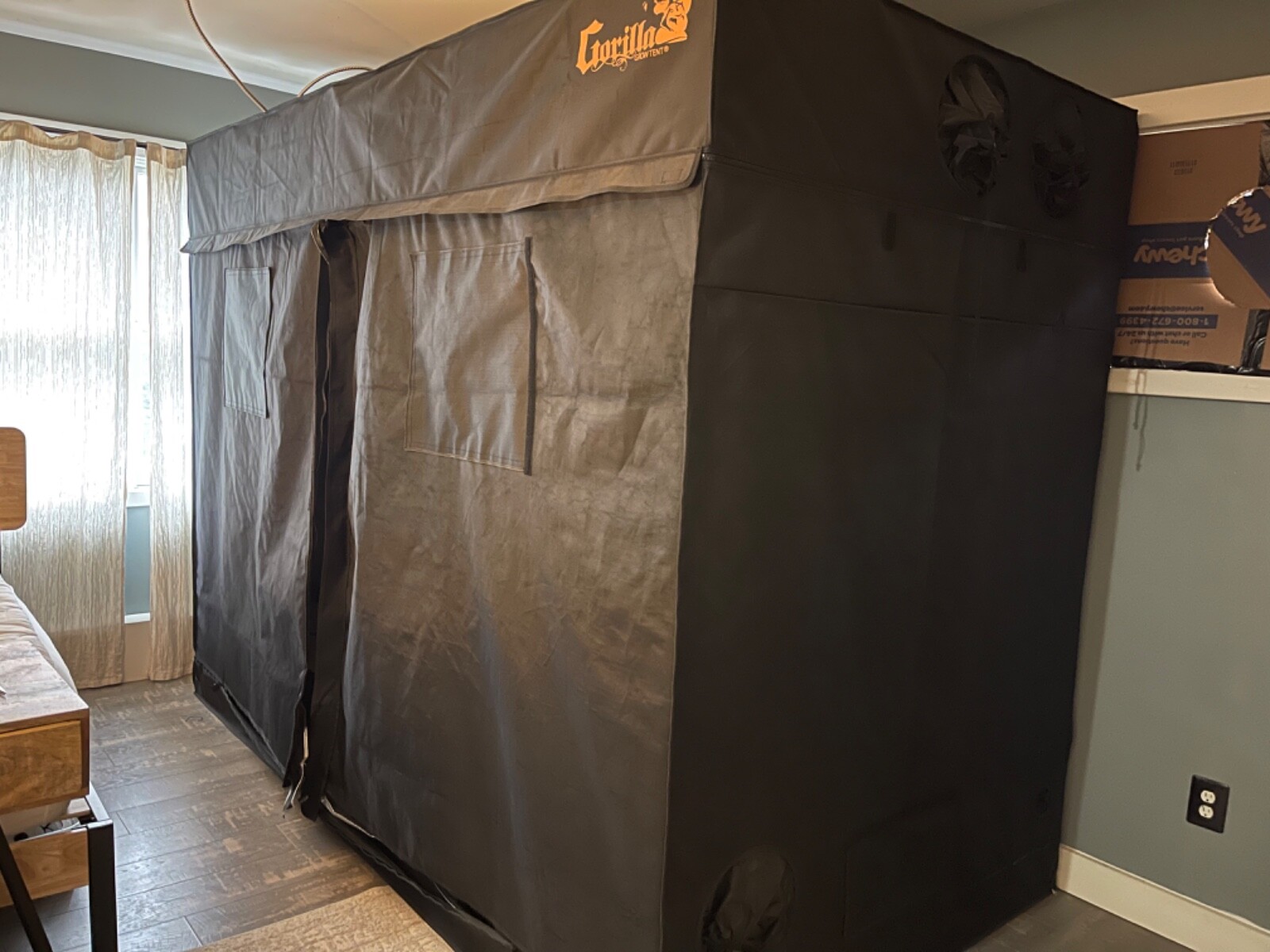 Gorilla Grow Tent 5' x 9' x 6'11" Grow Tent w/ **FREE 1' EXTENSION EXT KIT 7'11*