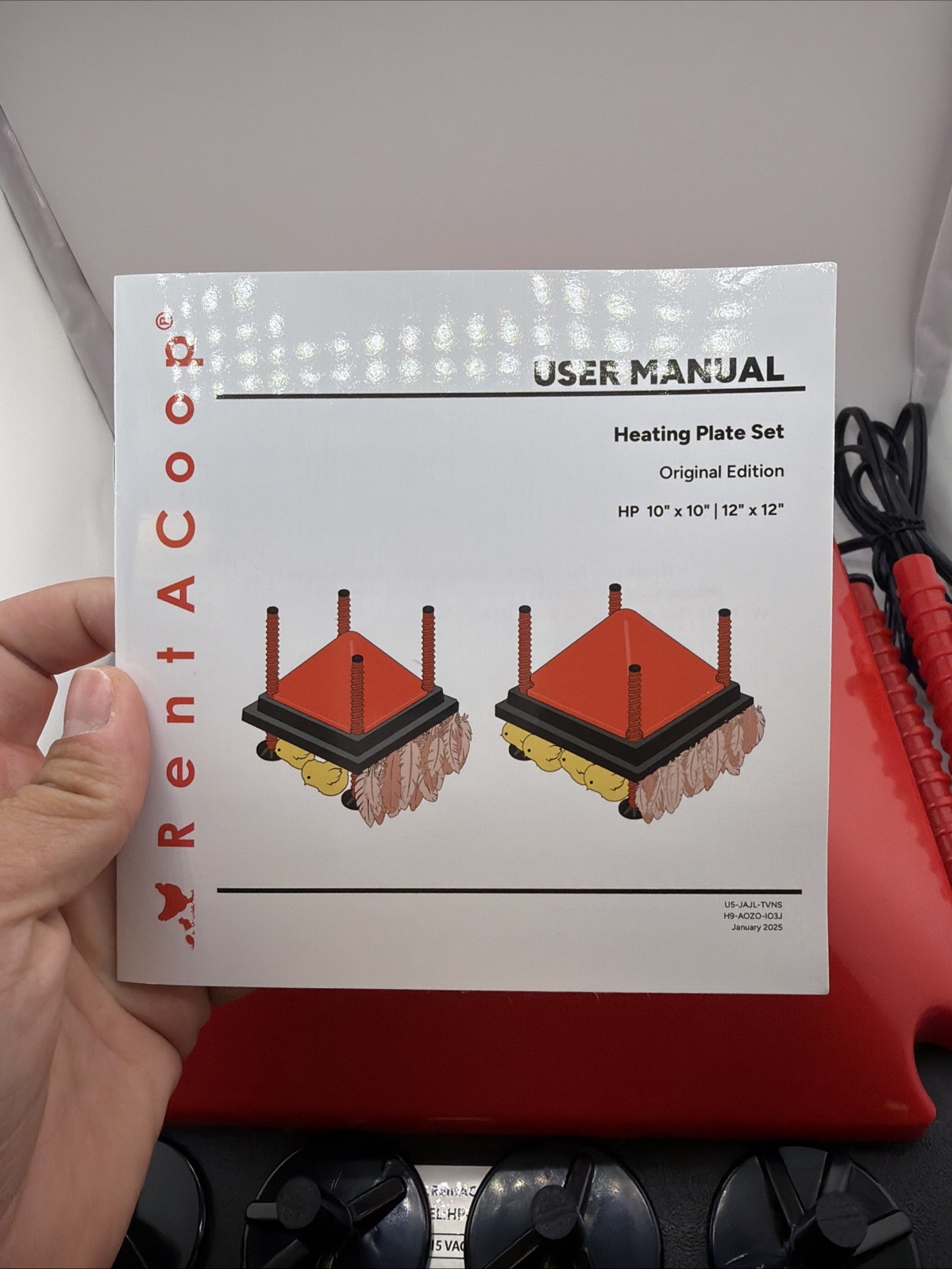 Energy Efficient 12x12” Adjustable Heating Plate - Safe & Comfortable for Chicks