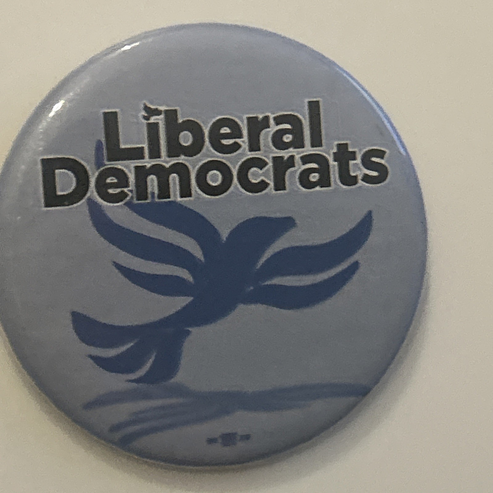 Liberal Democrats  2 1/4” pinback button