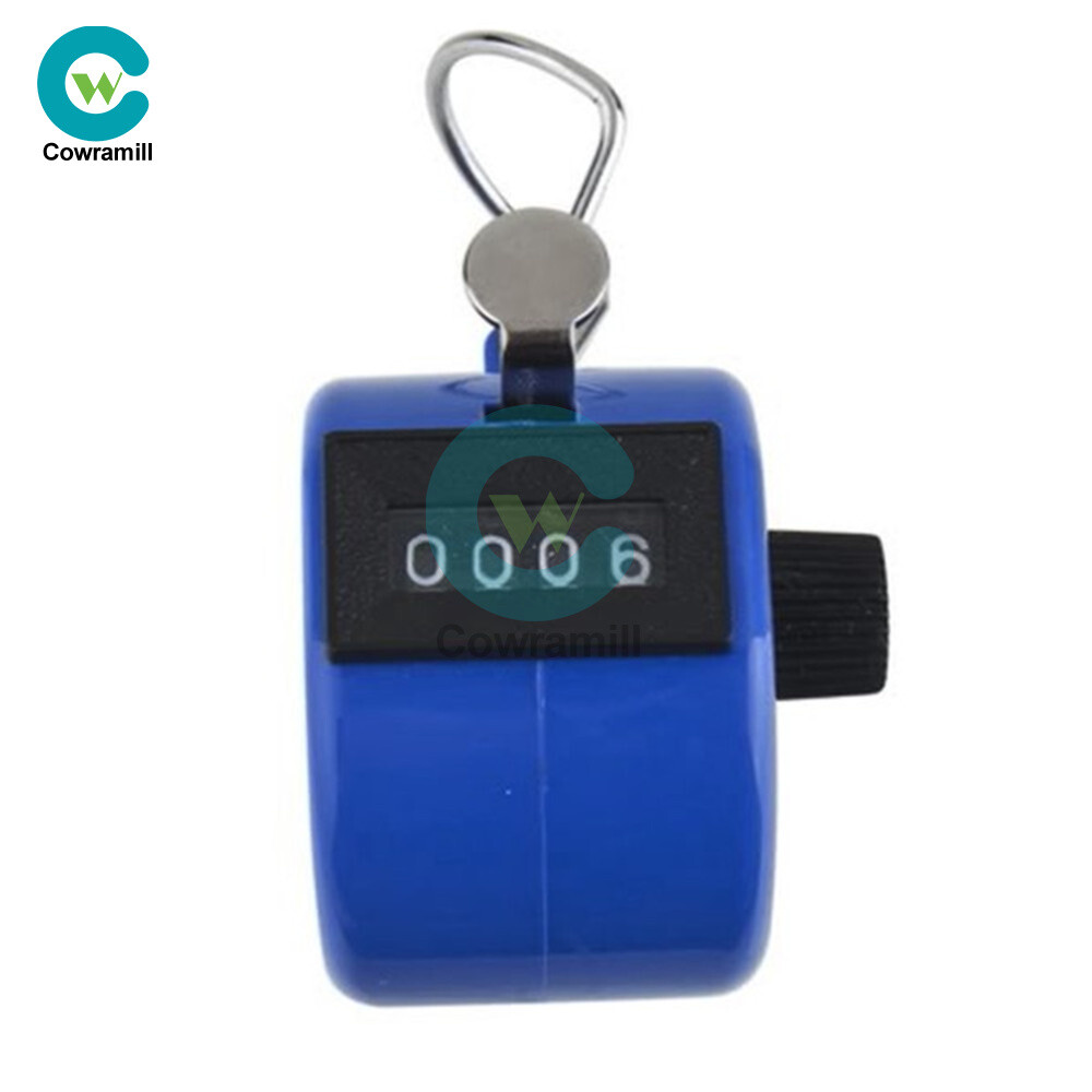 Handheld Mechanical Tally Counter Hand Held 4 Digit Counting Handy Convenient