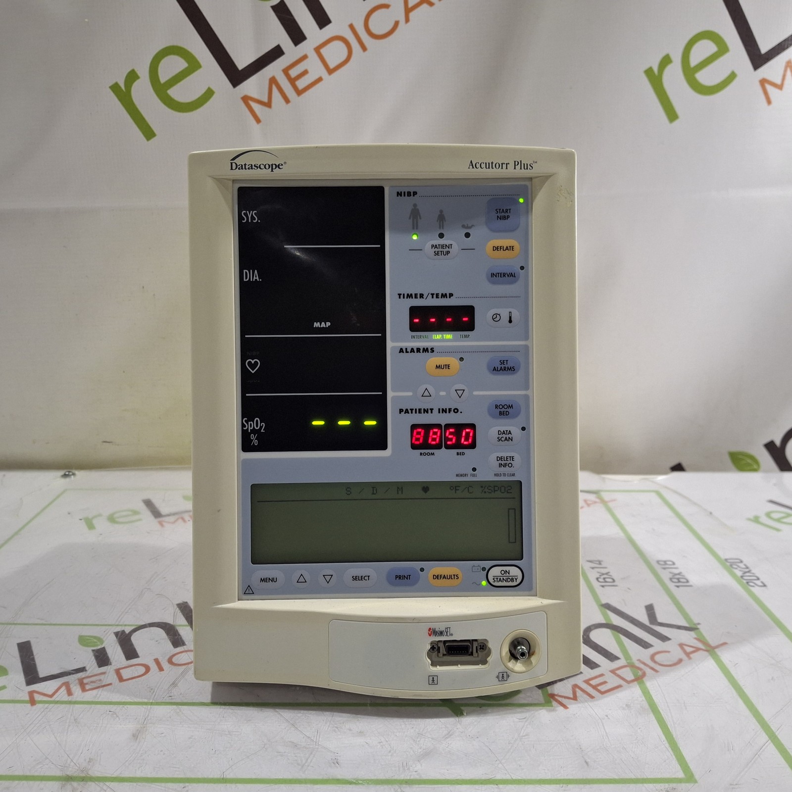 Datascope Accutorr Plus Vital Signs Monitor