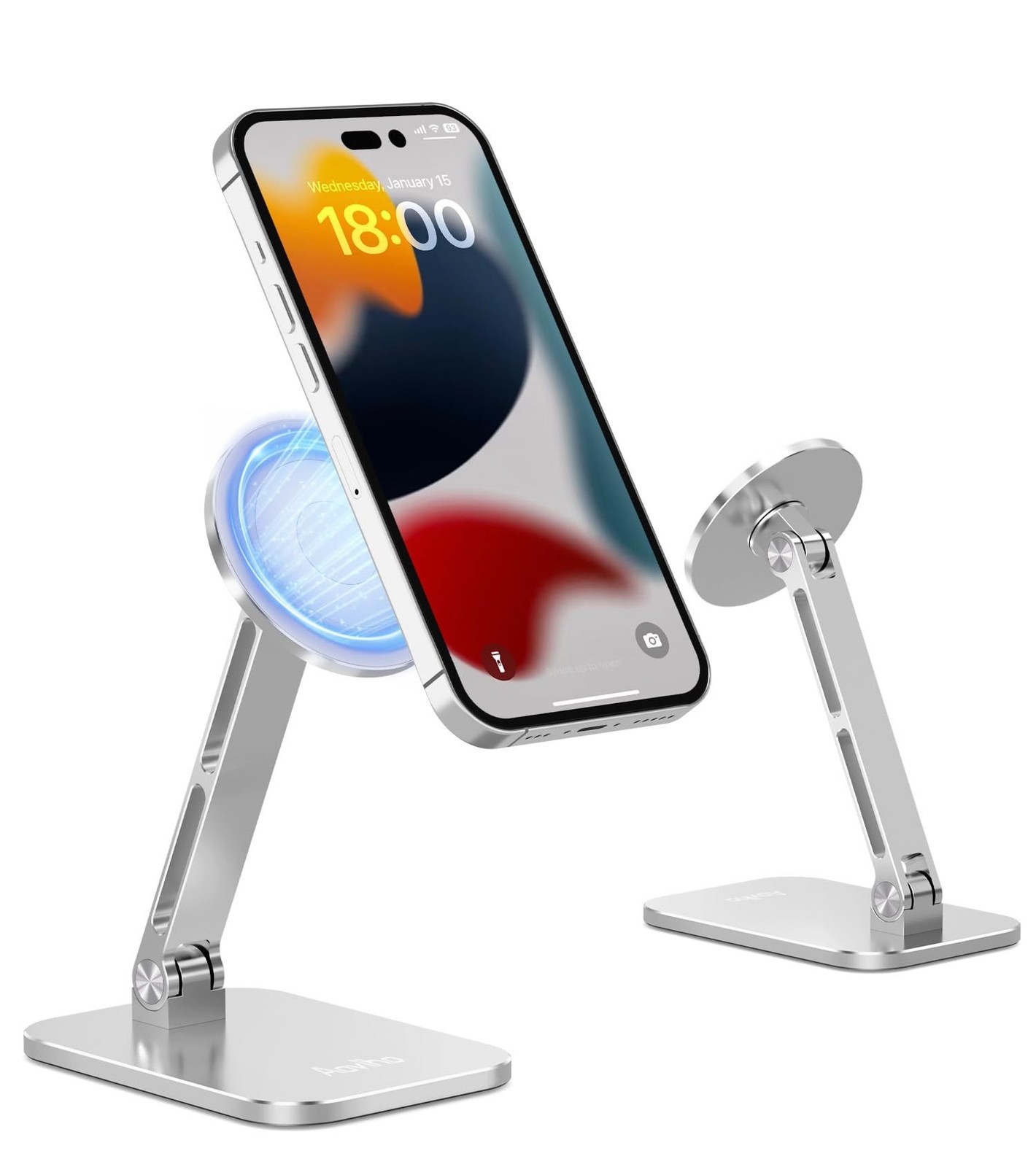 Magnetic Phone Stand for MagSafe Adjustable - Aluminum Portable Pho... Fast Ship