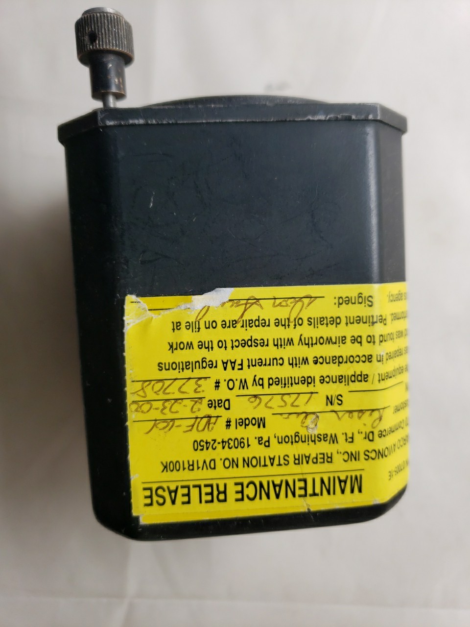 Narco Avionics ADF 101 Indicator TSO C41c Class A Aviation Gauge Airplane