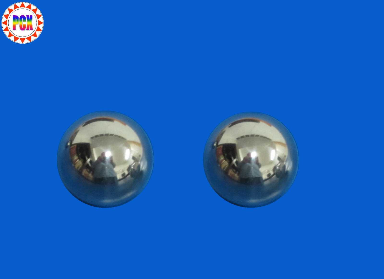 Two 1-1/16" Mirror Finish Steel Pinballs - OEM Specification Steel Pinball