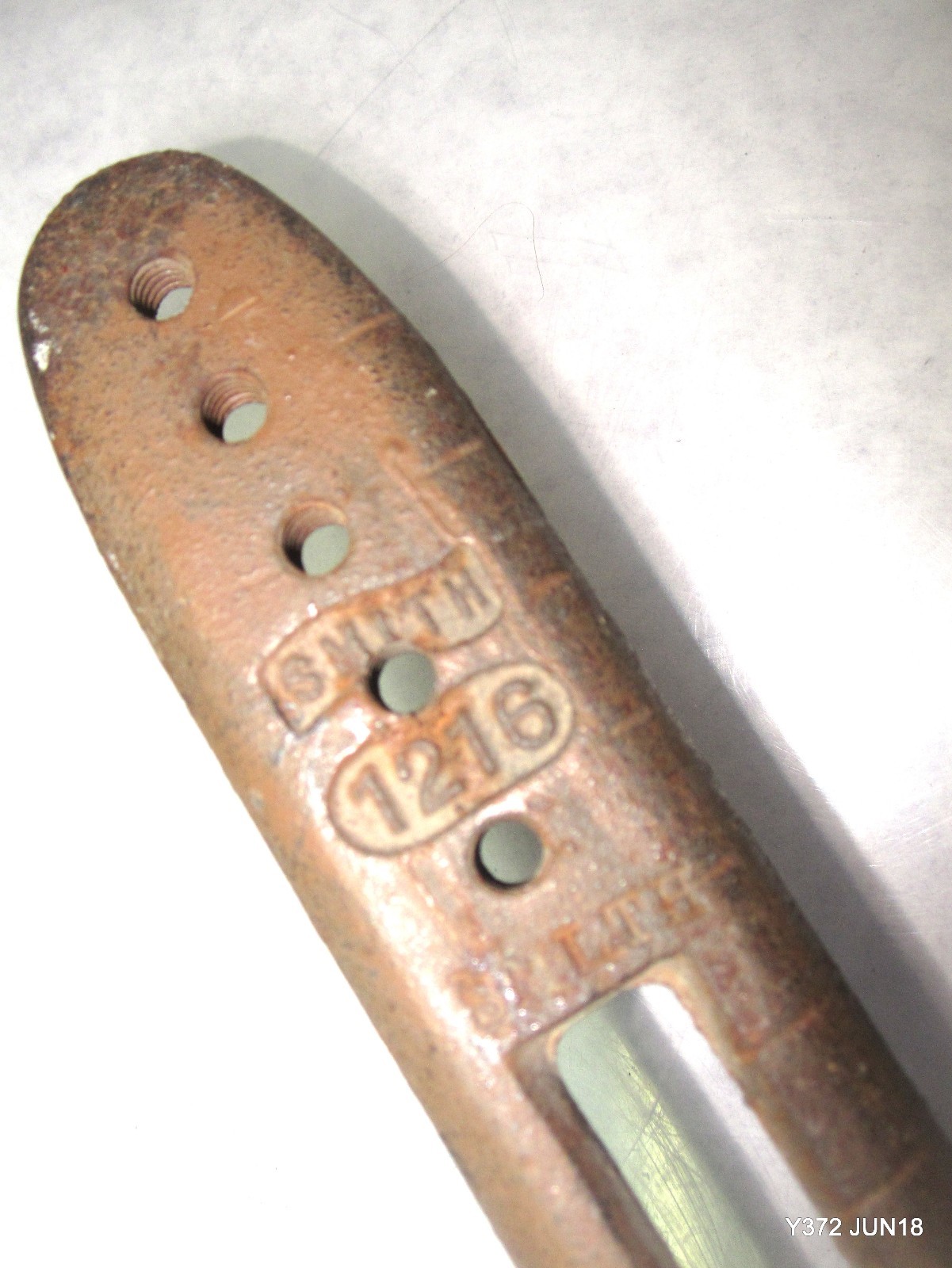 Antique/Vintage Morris Smith MFG 1216 Fixture Support Wall Bolted PAT 2903712