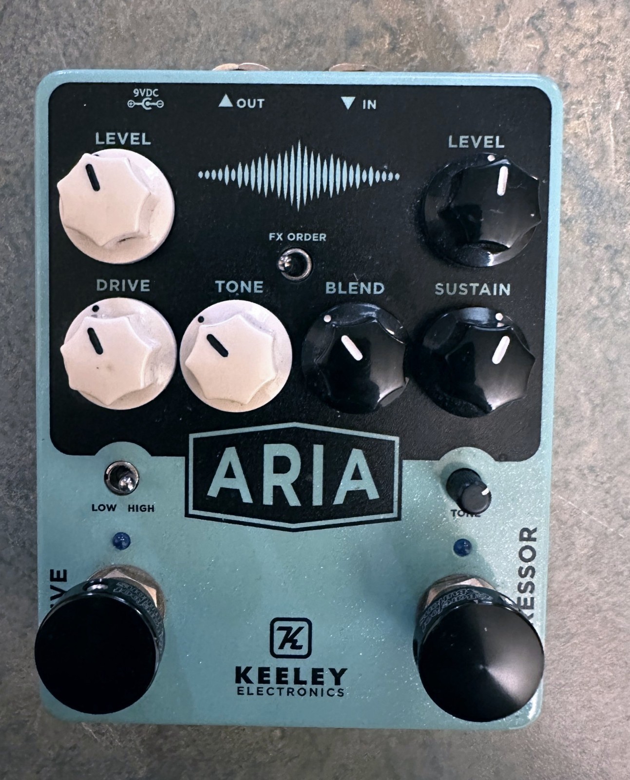 Keeley Aria Compressor and Overdrive Pedal FREE SHIPPING