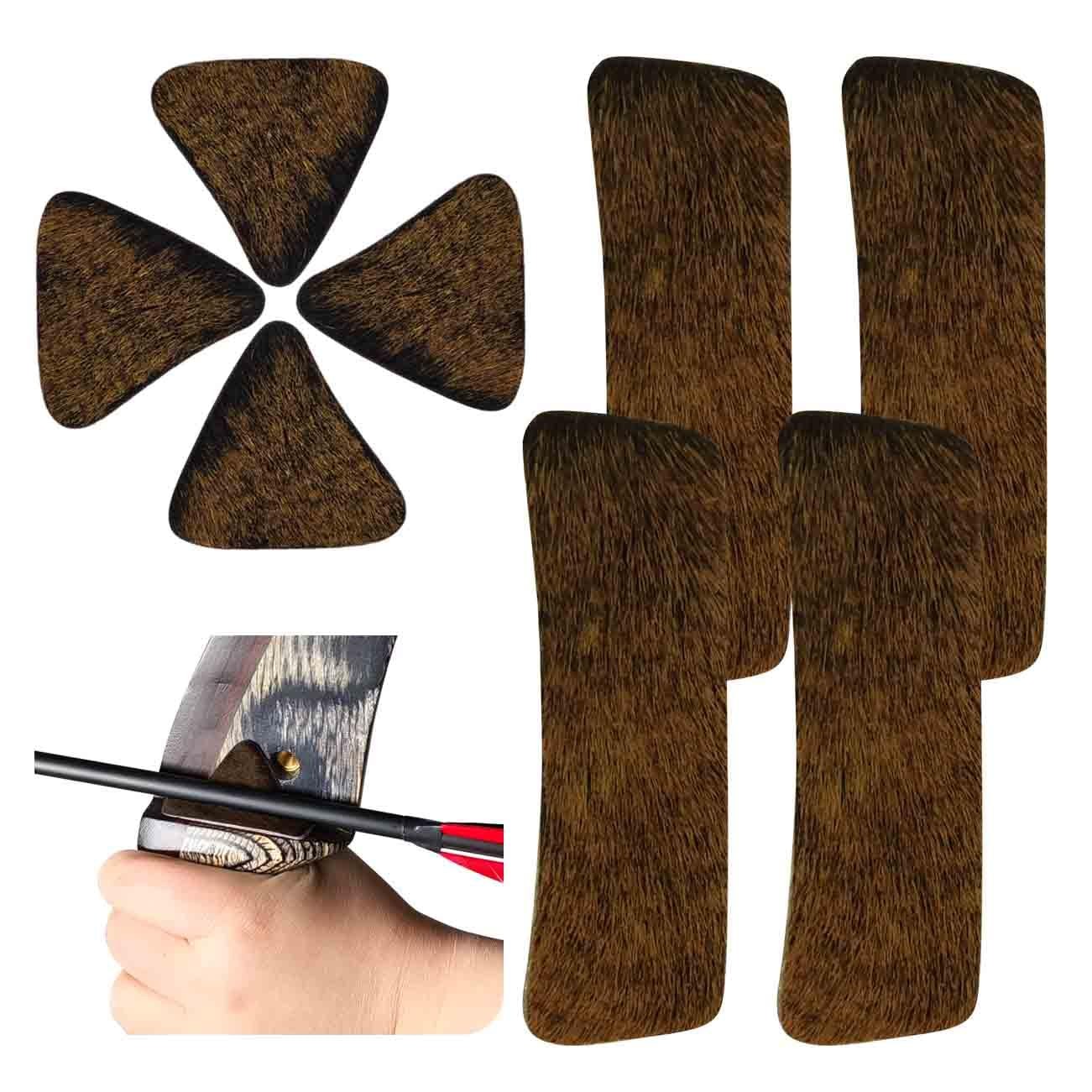 Fur Arrow Rest Stick on Recurve Bow Riser Adhesive Backed Sticker on Longbow ...