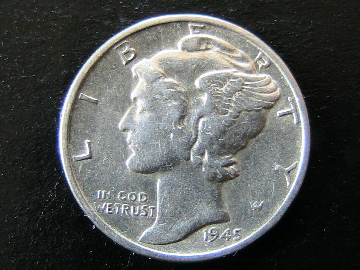 1945-S MERCURY DIME
