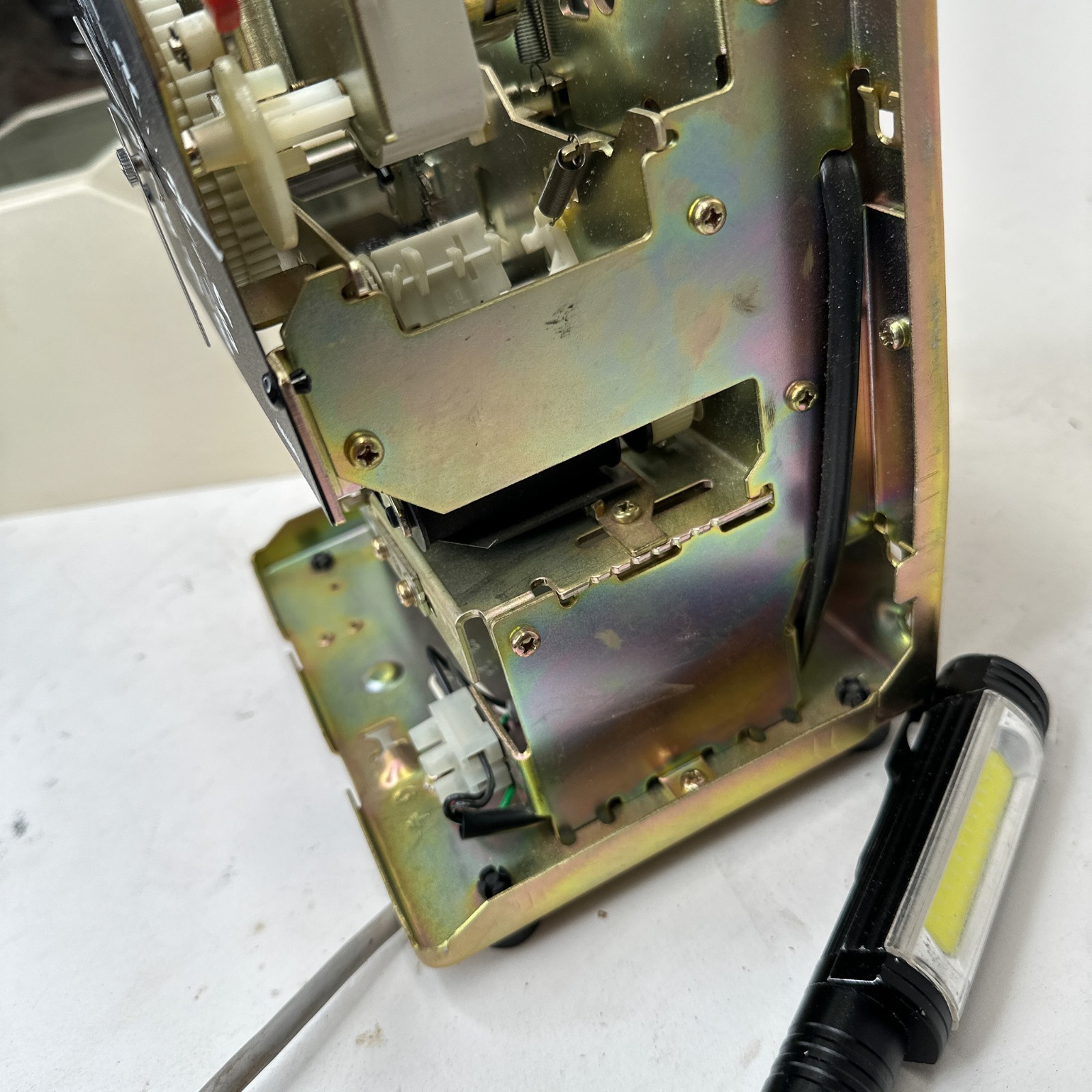 Amano Model 3636 Time Recorder Time Clock with Key working video