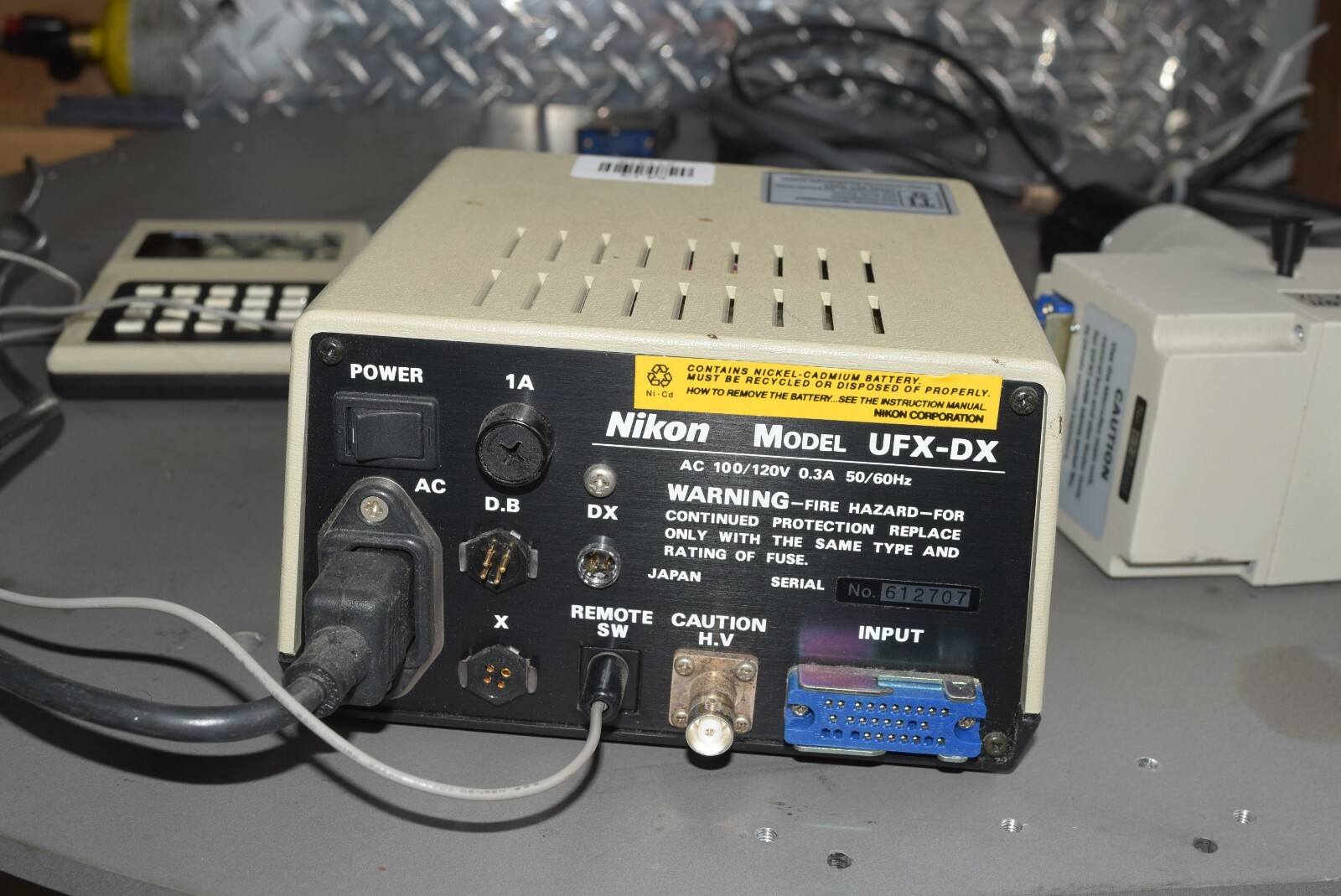 Nikon UFX-DX w/ Data pack MPC-1 MICROSCOPE CAMERA Controller #211413-AI1