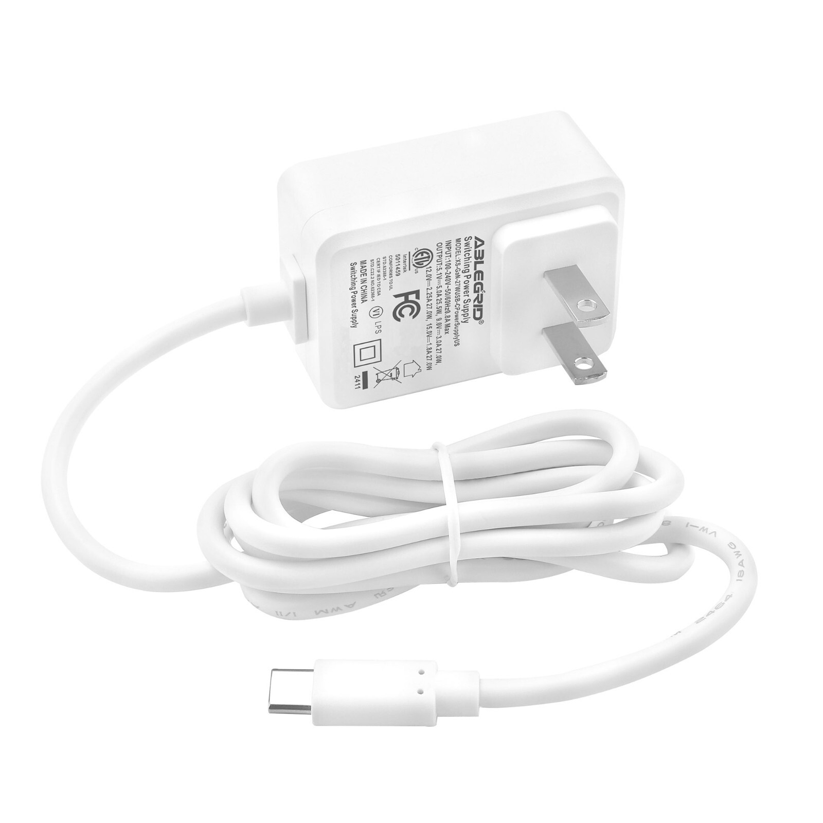 27W USB C Type C Power Adapter Charger For NASPi/DACPi/X-C1/X735/X728/X708/X703