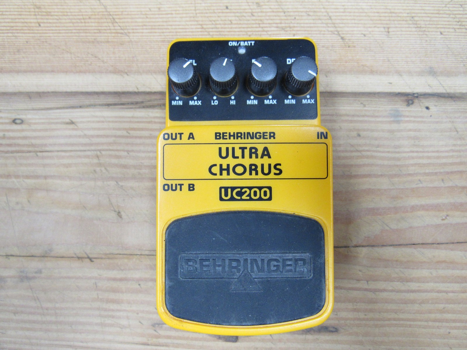 Behringer UC200 Ultra Chorus Pedal Tested Working, For Electric Guitar
