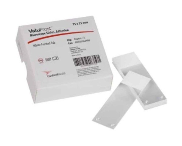 Cardinal Health ValuFrost MECO90W Microscope Slides PKG OF 72
