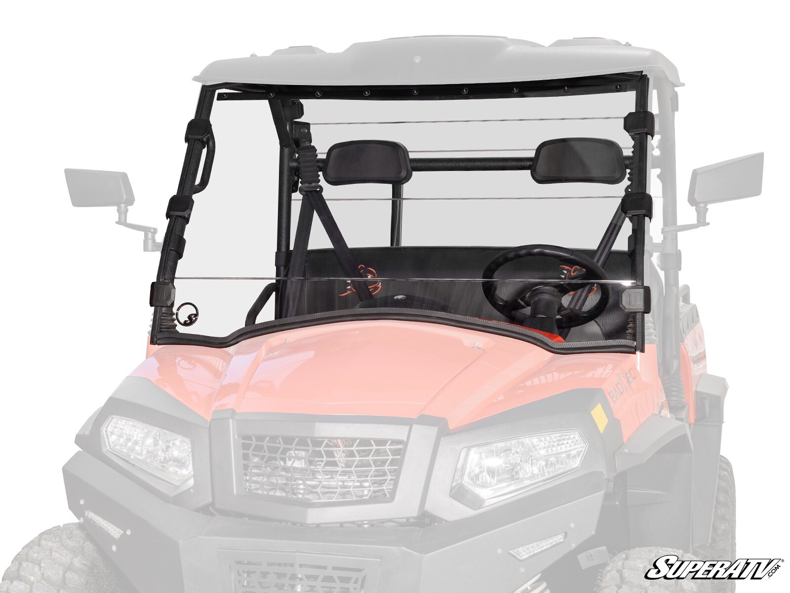 SuperATV Scratch-Resistant Full Windshield for Coleman Outfitter 550/750-2015+