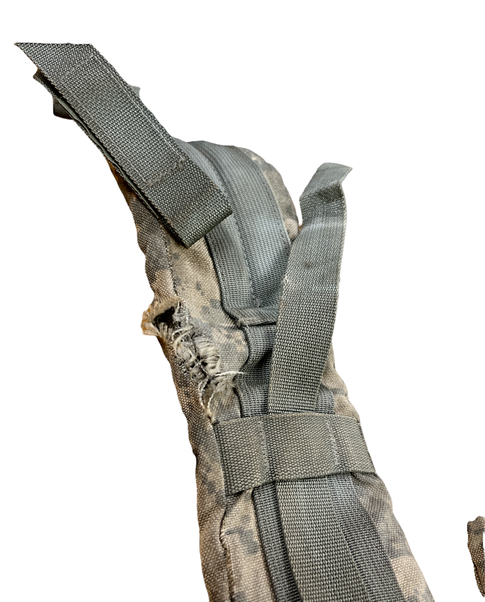 Military Issued Molle II ACU Rucksack Enhanced Frame Shoulder Straps GC