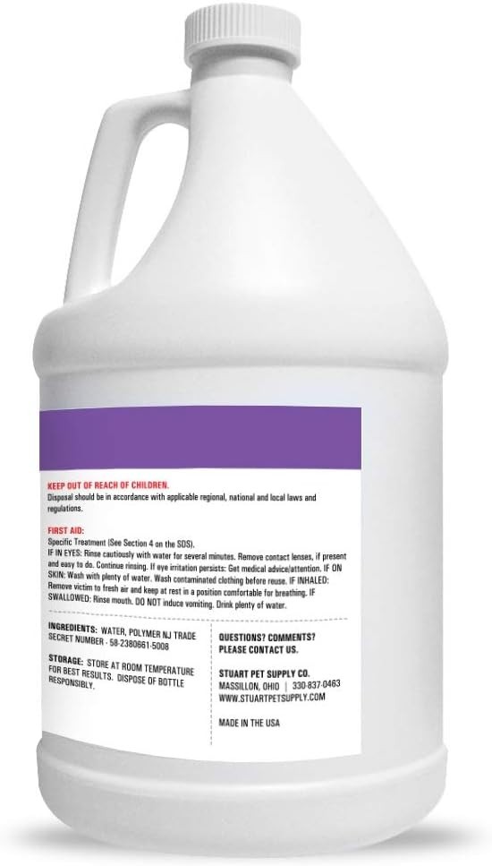 Professional Strength Deep Clean Gal. 3X Carpet Cleaner Solution & Deodorizer...