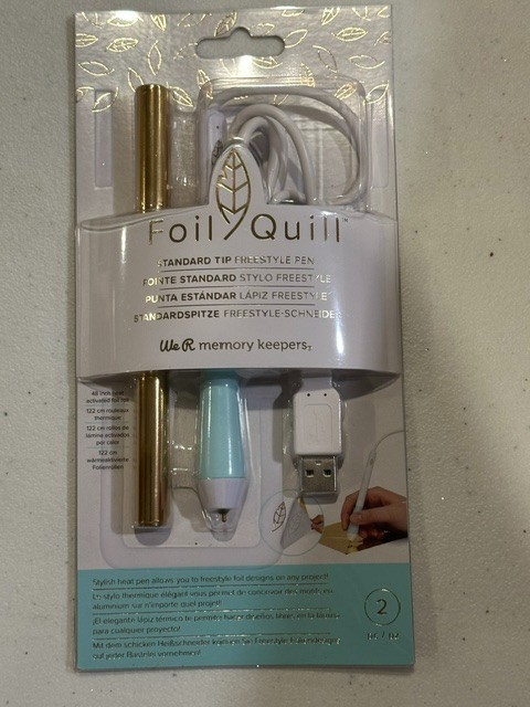 NEW We R Memory Keepers Foil Quill Freestyle Pen-Standard Tip USB Powered