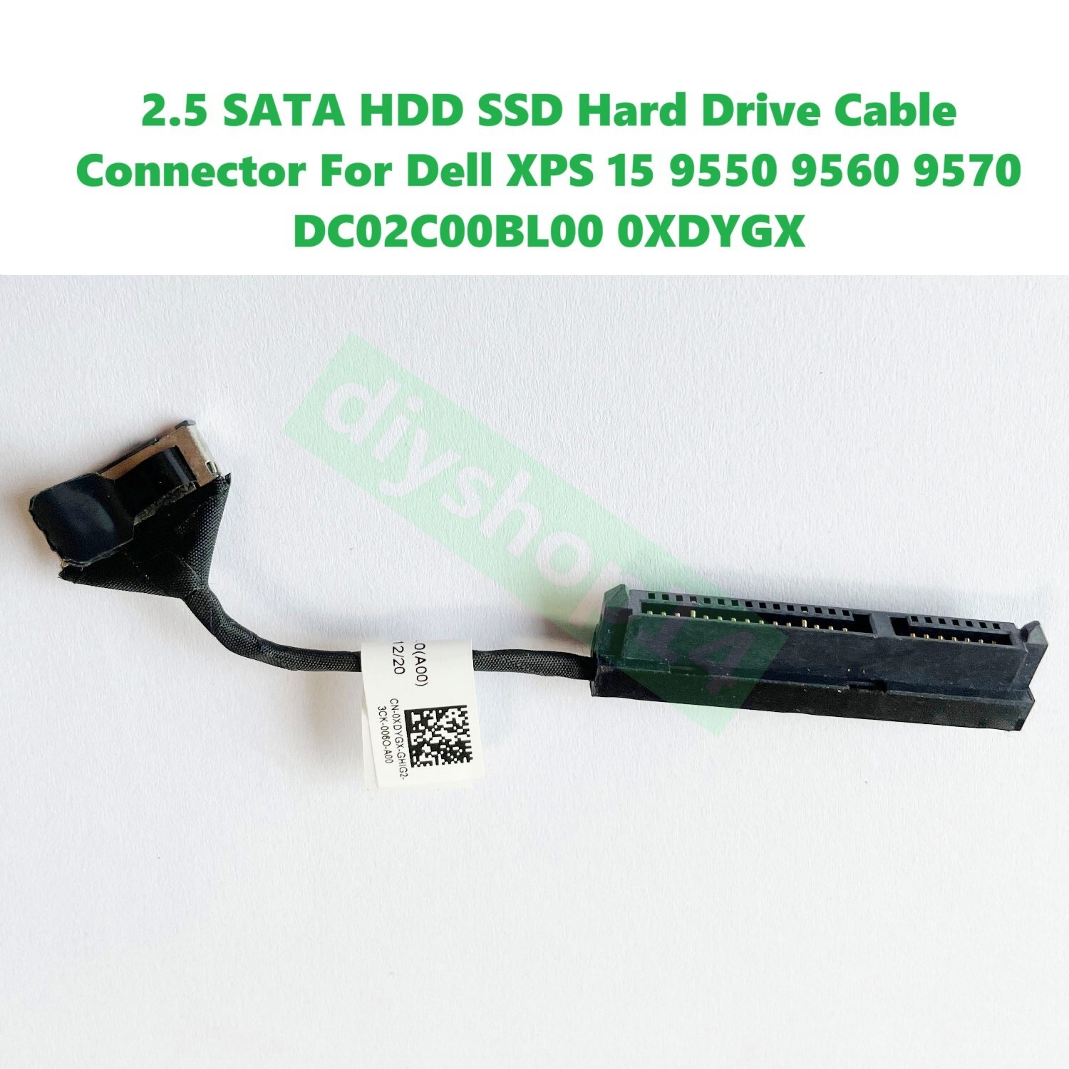 2.5 SATA Hard Drive HDD Cable for Dell XPS 15 9550 9560 9570 DC02C00BL00 0XDYGX