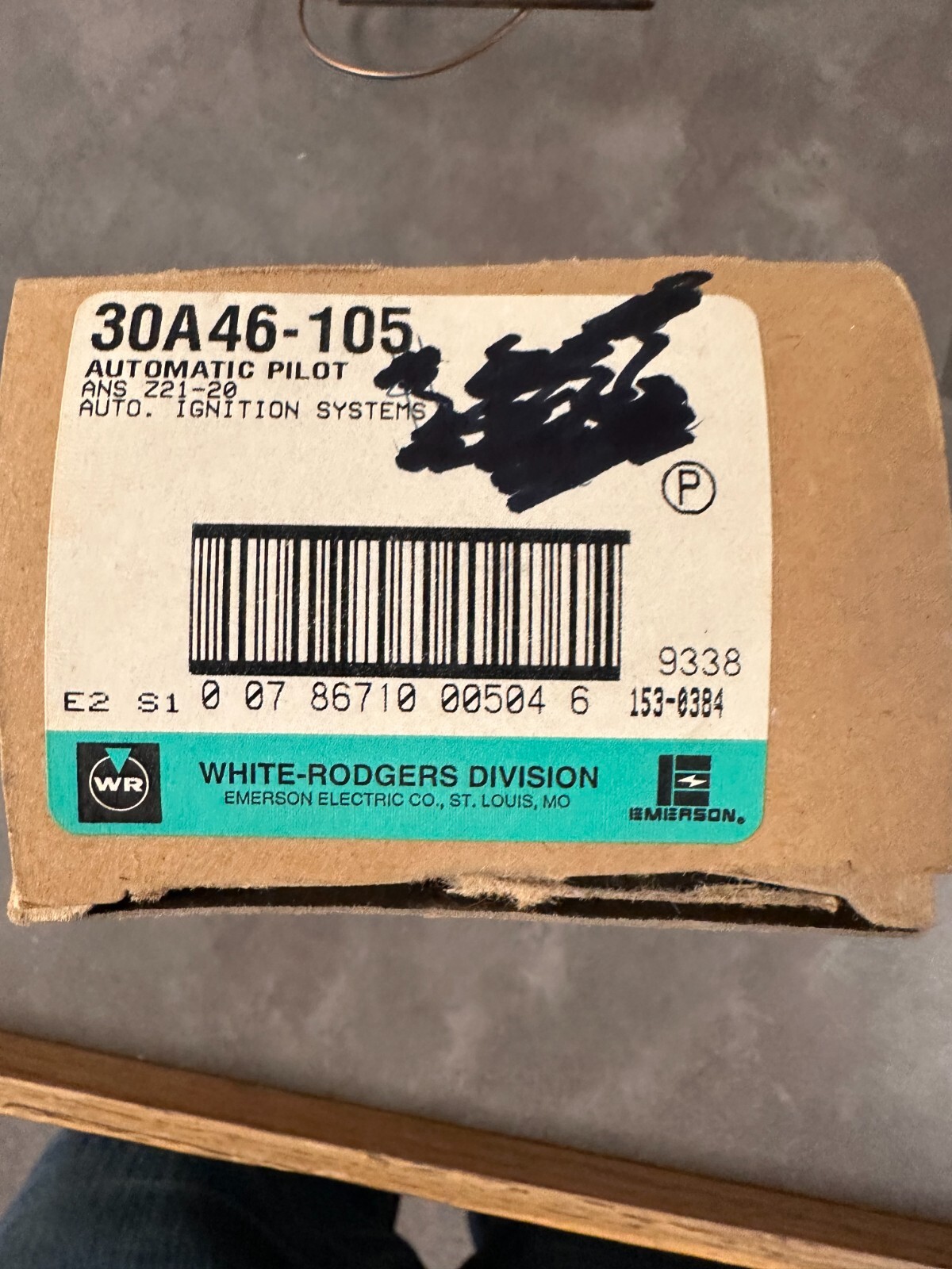 White-Rodgers 30A46 -105 Automatic Ignition L44-438