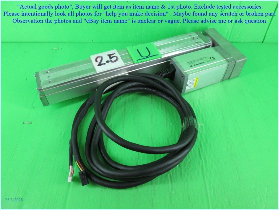 IAI RCP3-SA5R-I-42P-12-250-P1-S-ML, Linear Stage as photo, sn:4507, DHLtoUS.