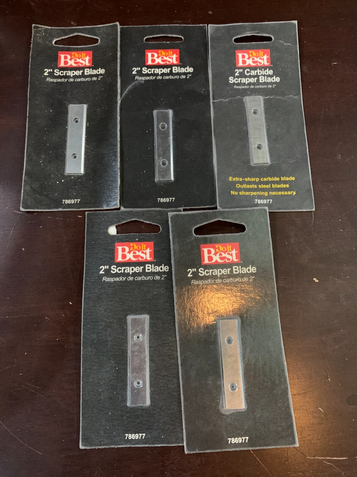 2" SCRAPER BLADE Lot x5pks Do It Best 786977 carbide blades