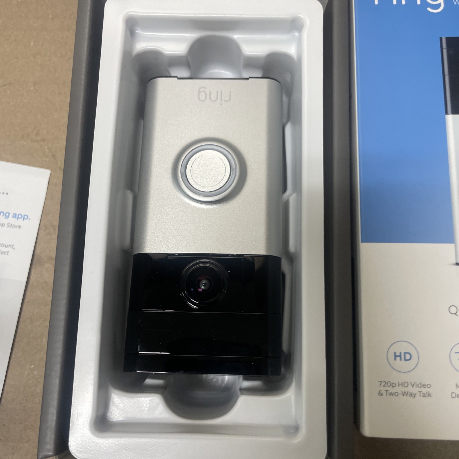 Ring Video Doorbell A Smart Home Security Device New Open Box!!!