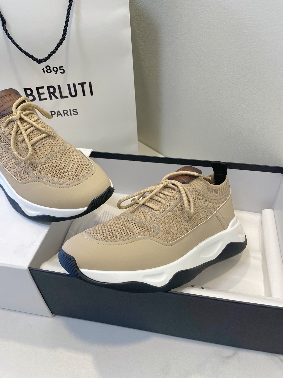 Berluti's new Shadow casual athletic shoes for men, size 44.