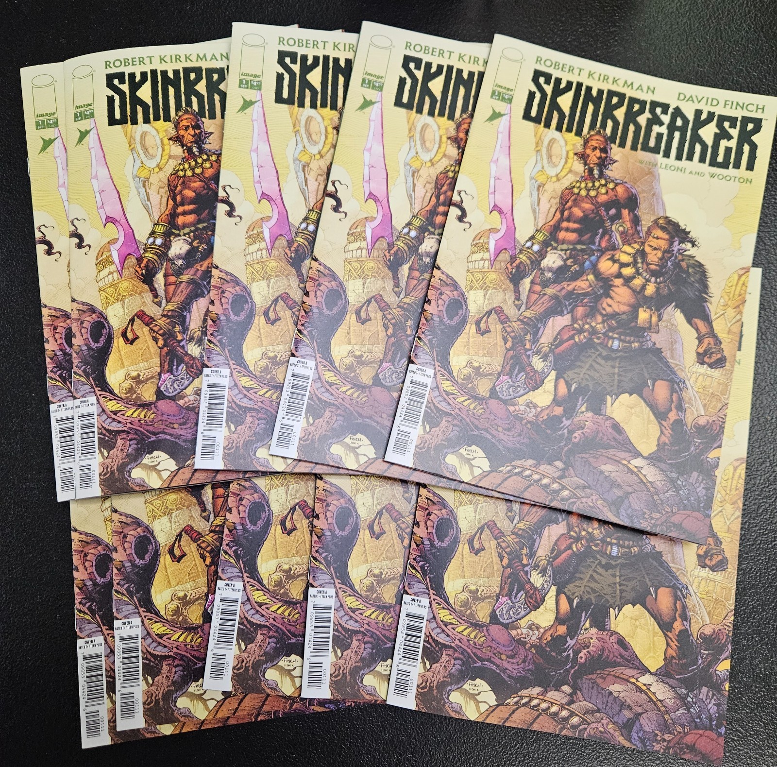 10x Skinbreaker #1 1st Print Cover A Robert Kirkman David Finch Image Lot