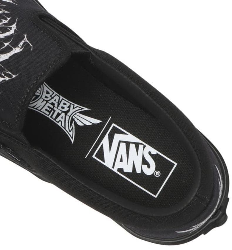 VANS × BABYMETAL Classic Slip-On Black/White Japan Exclusive NEW