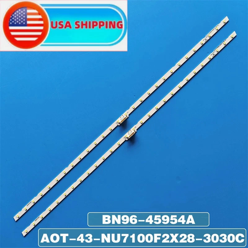 2pcs LED Backlight For BN61-15482A UN43NU6900BXZA UN43NU7100FXZA UN43NU6950FXZA