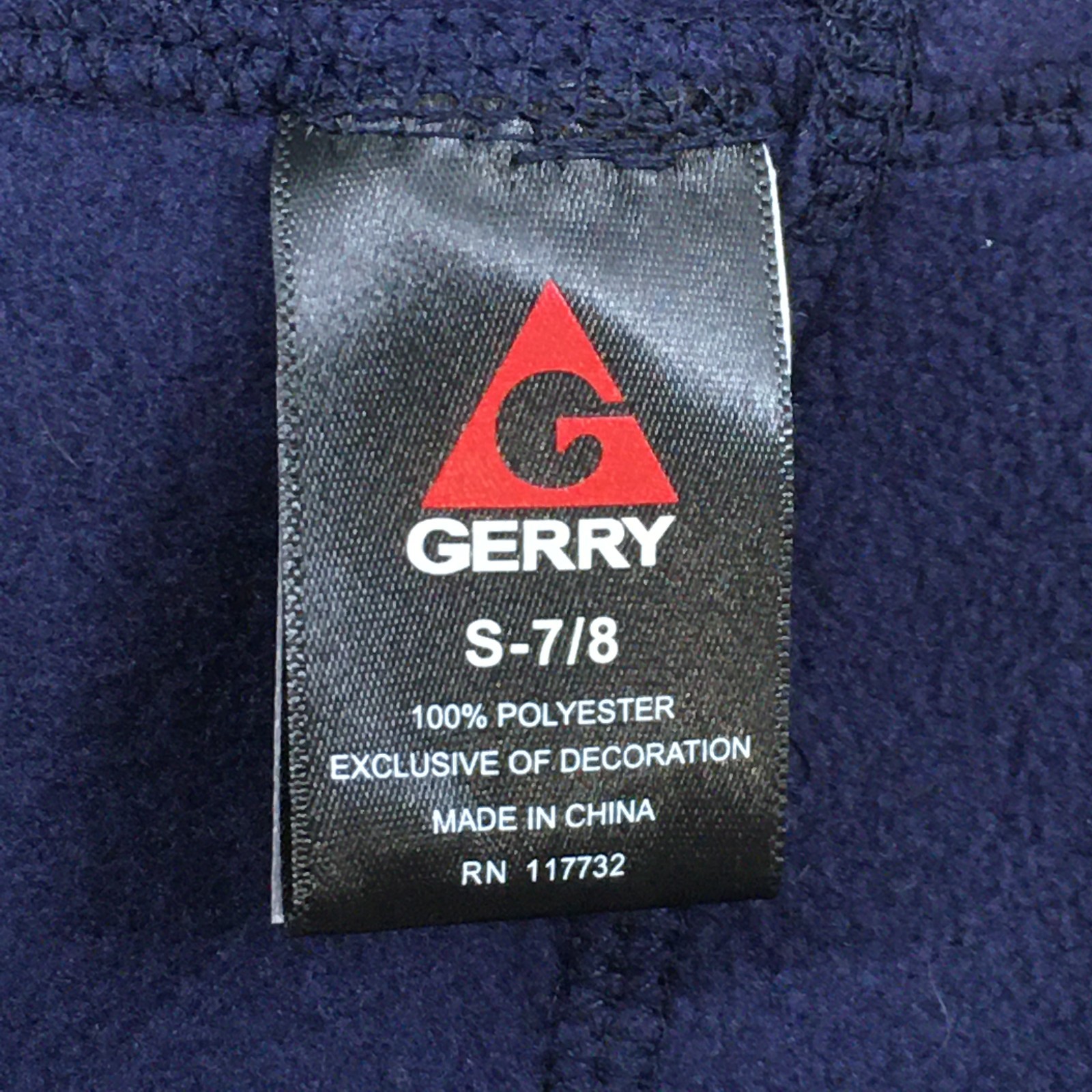Gerry Winter Beanie Hat Child S- 7/8 Adjustable Polyester Blue