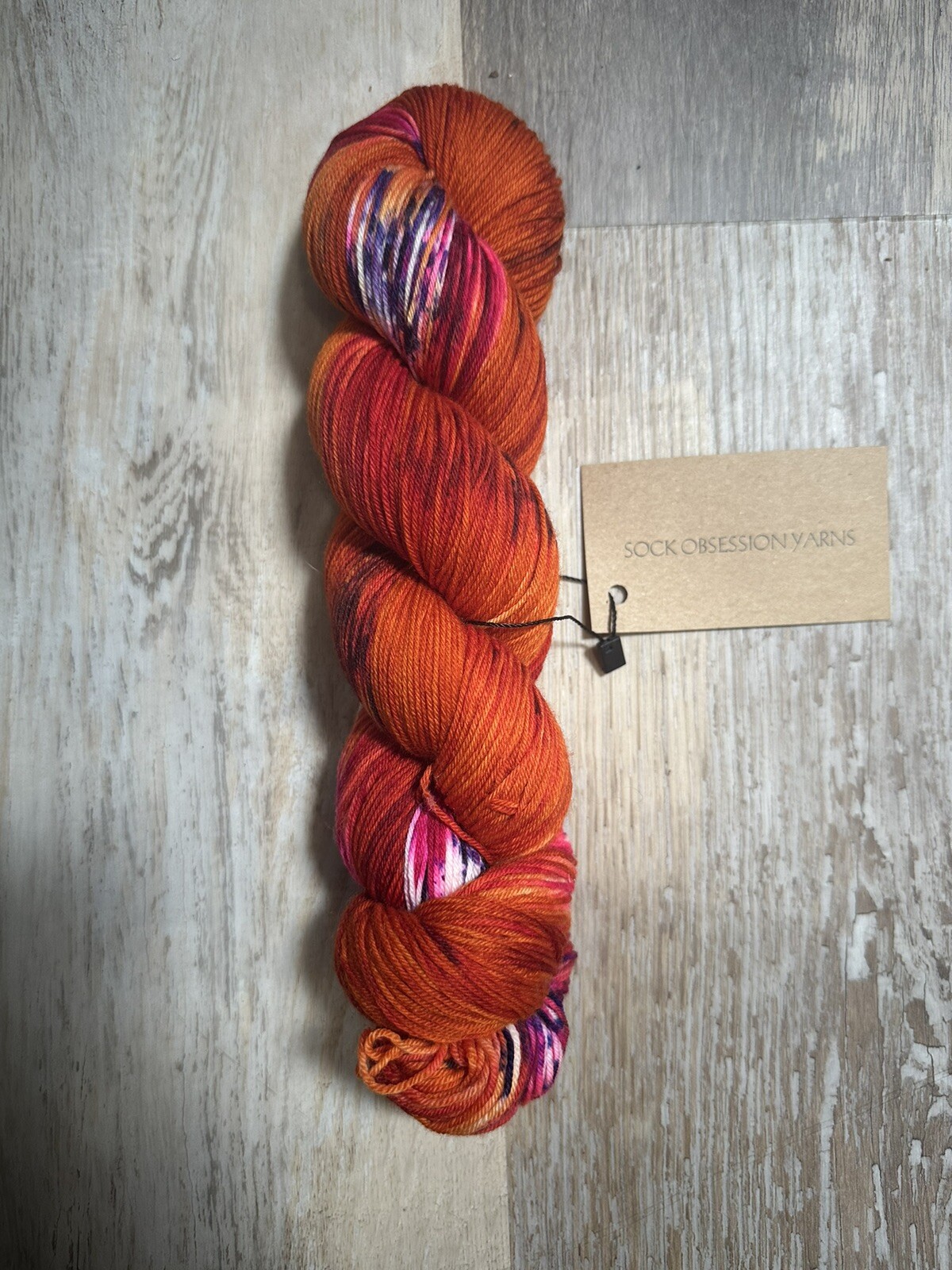 NWT Sock Obsession Yarn “Panty Droppers” 75/25 SW Merino Nylon
