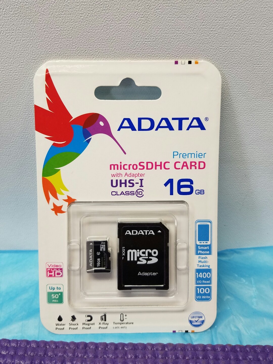ADATA 16GB,64GB Class 10 MicroSDHC Card with Adapter UHS-I