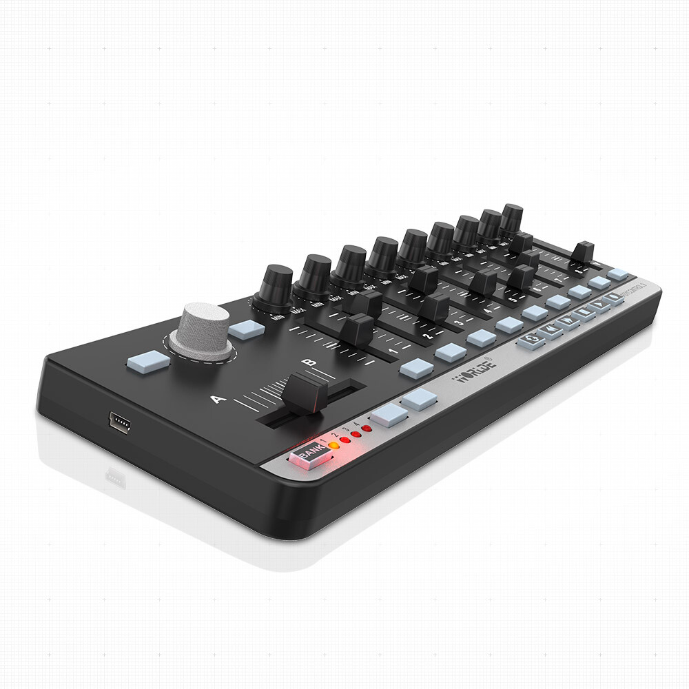 WorldE EasyControl.9 Portable Mini USB 9 Slim-Line Control MIDI Controller Syste