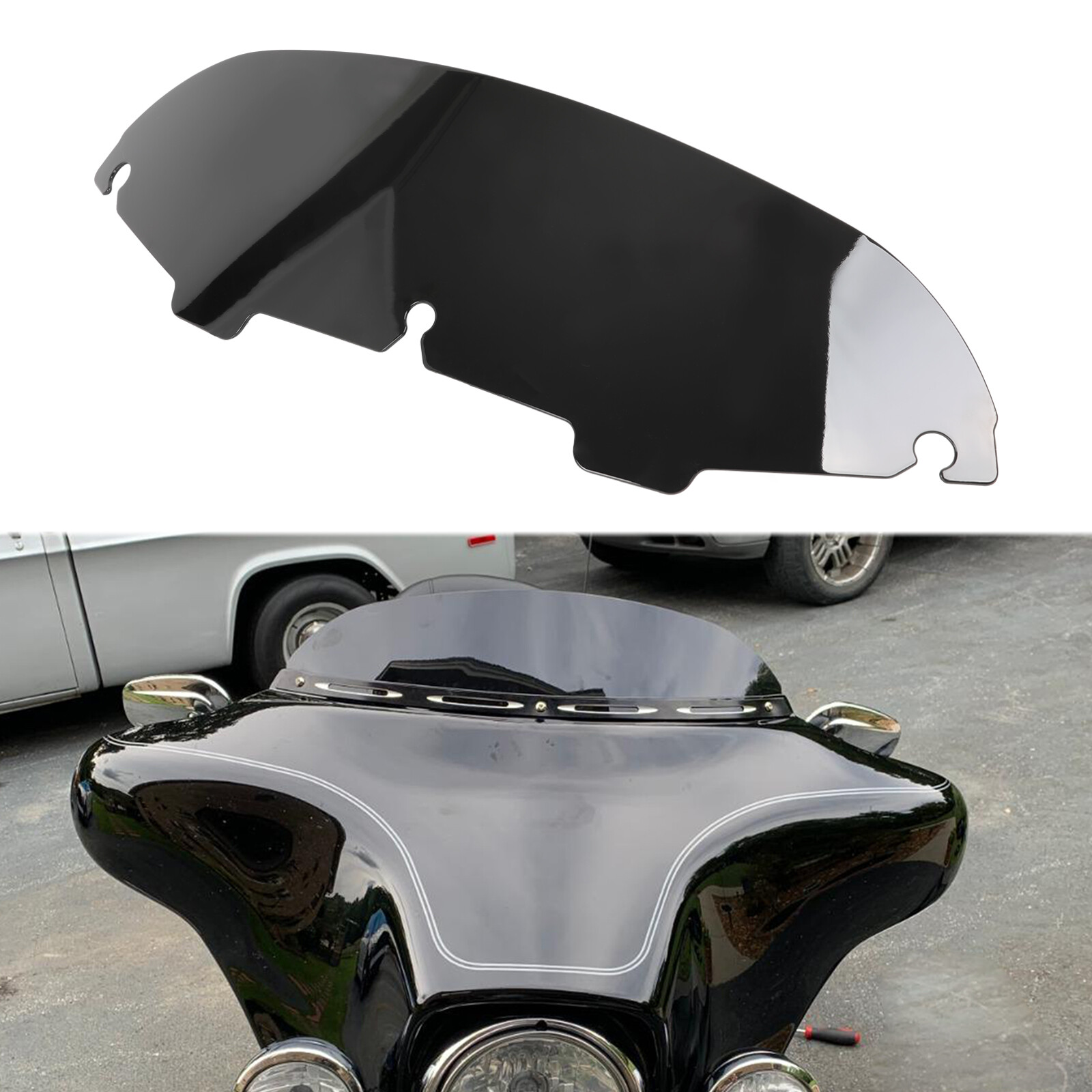 4.5" Windshield Windscreen For Harley Ultra Classic Electra Glide FLHTCU 96-2013