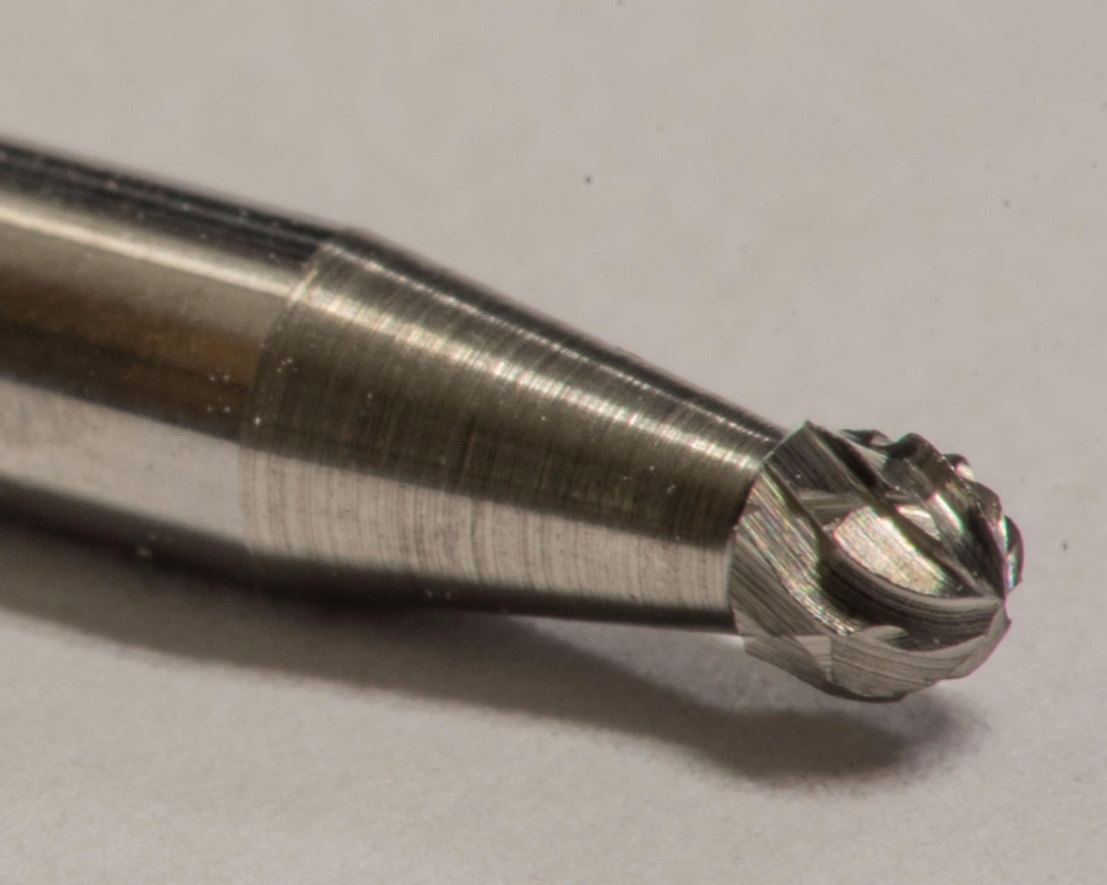 SD41D Ball Shape SOLID Carbide Burr Bur Cutting Tool Die Grinder Bit 1/8"