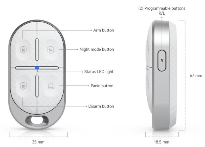 Ubiquiti Remote Control KeyFob USL-FOB. ~In Hand~