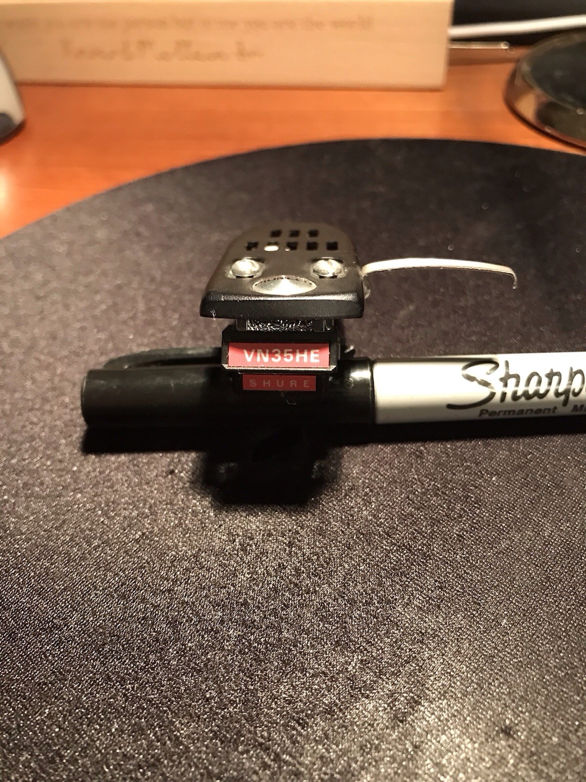 Shure V15 Type III-HE. Cartridge With Original VN35HE Stylus  &Pioneer Headshell